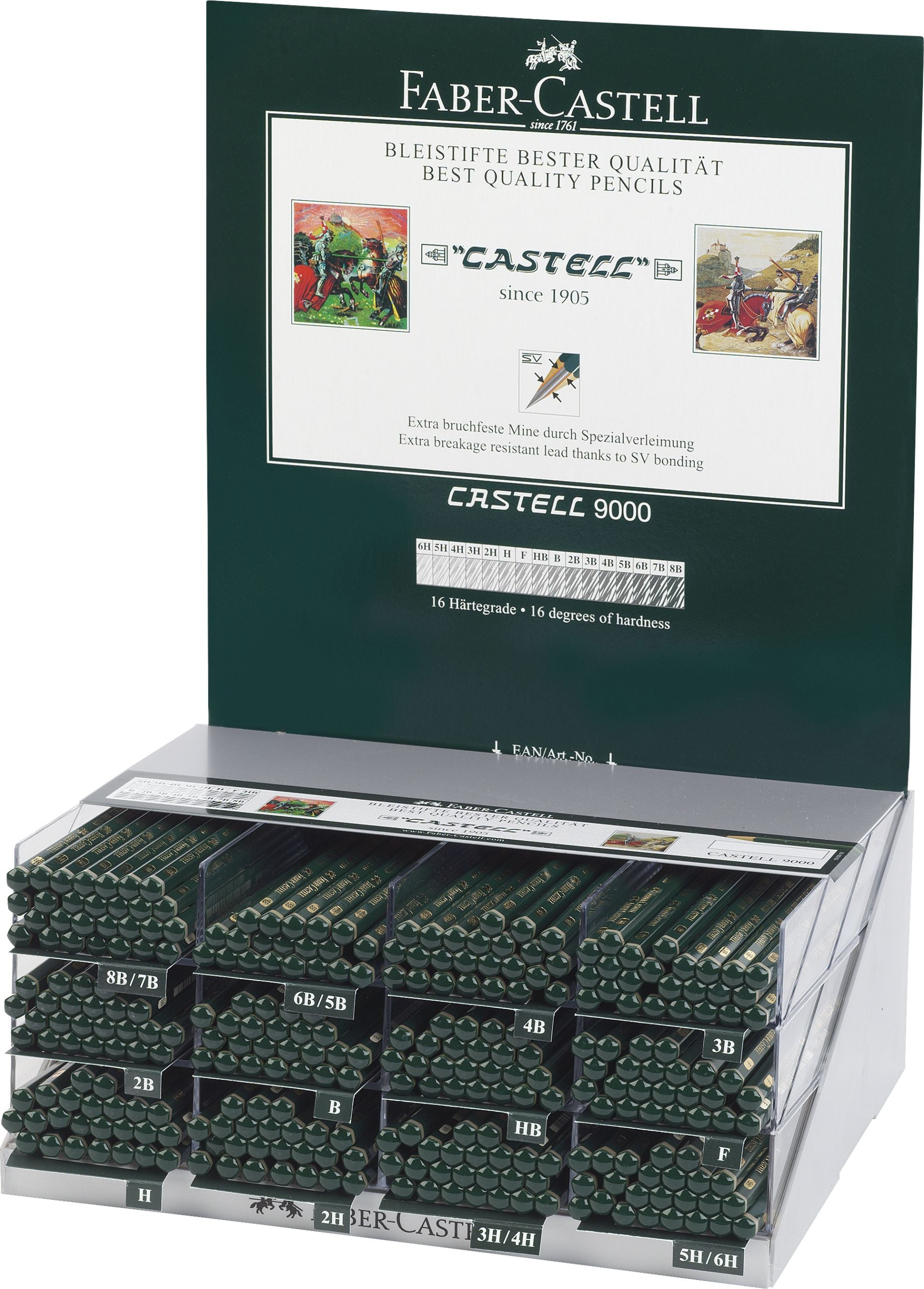 DISPLAY 288 BUC CREION GRAFIT CASTELL 9000 FABER-CASTELL DISPLAY 288 BUC CREION GRAFIT CASTELL 9000 FABER-CASTELL